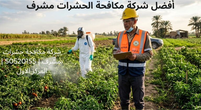 أفضل شركة مكافحة الحشرات مشرف